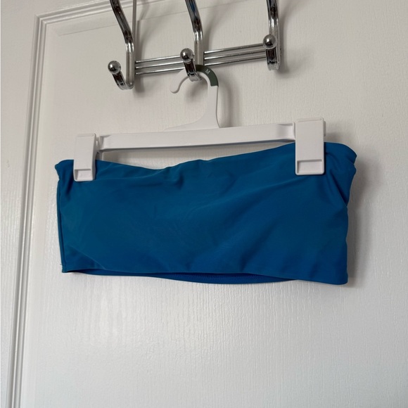 Blue Bandeau Bikini Top - Picture 2 of 6